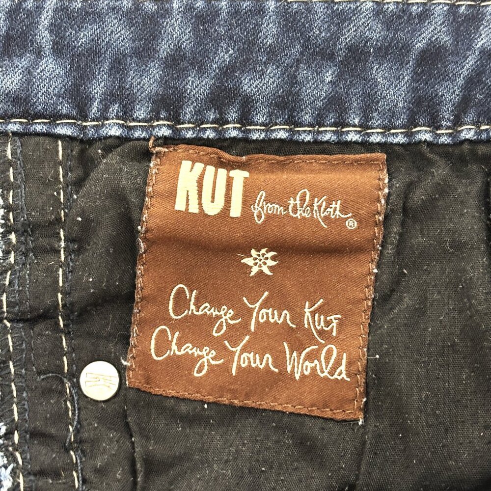 Kut from the Cloth Jean Mid Rise Shorts Size 14 - Picture 9 of 10